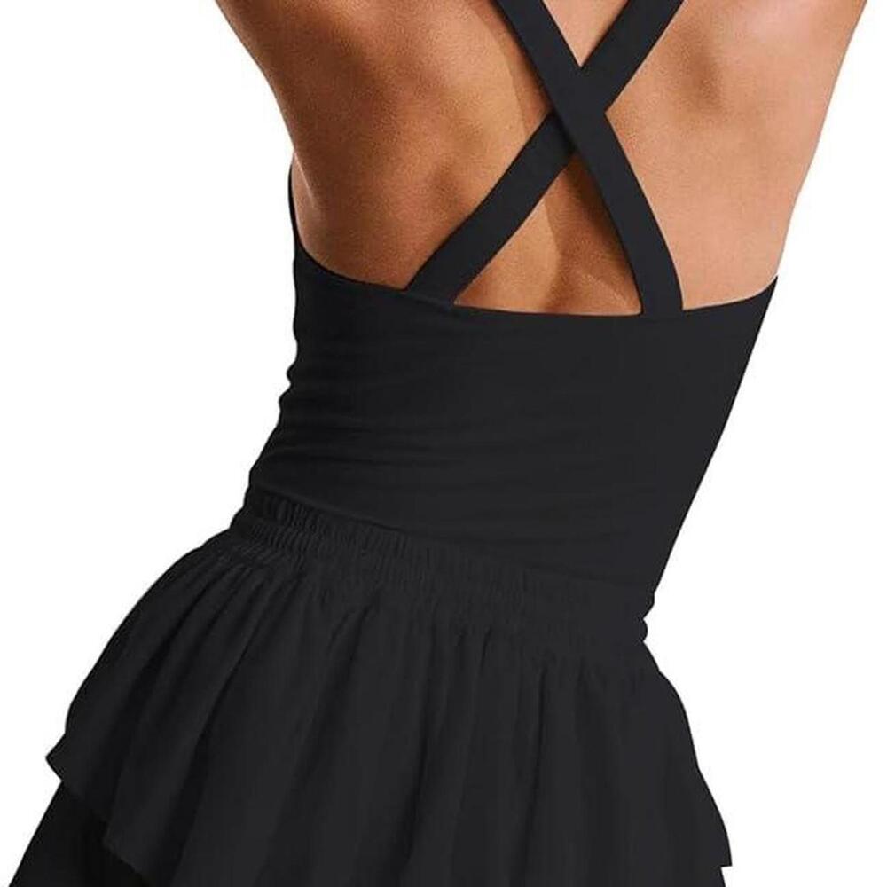 Black athletic romper from Free People Movement - Picture 3 of 8